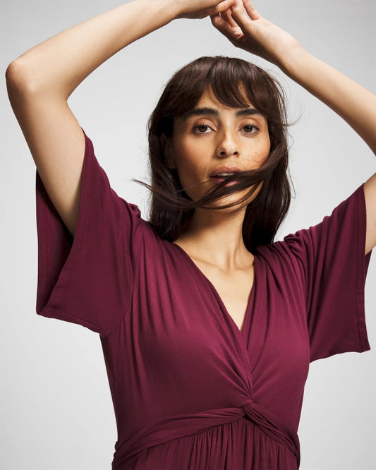 Pamilla Midi Bra Dress - VELVET PLUM | Soma Women
