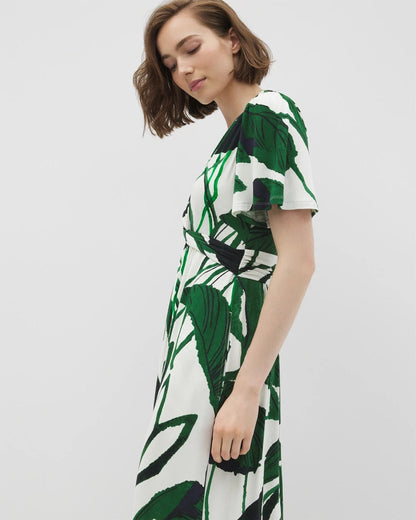 Pamilla Midi Bra Dress - INKY LEAVES GRAND COCONUT | Soma Women