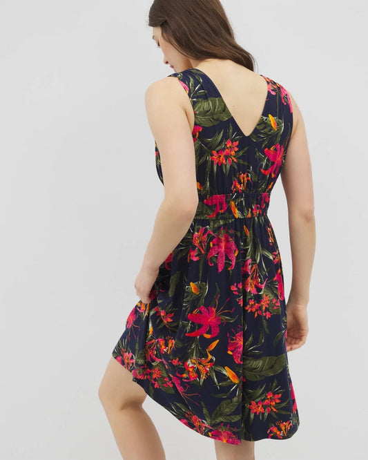 Riviera Short Bra Dress - LE TIGRE TROPIC NAVY | Soma Women