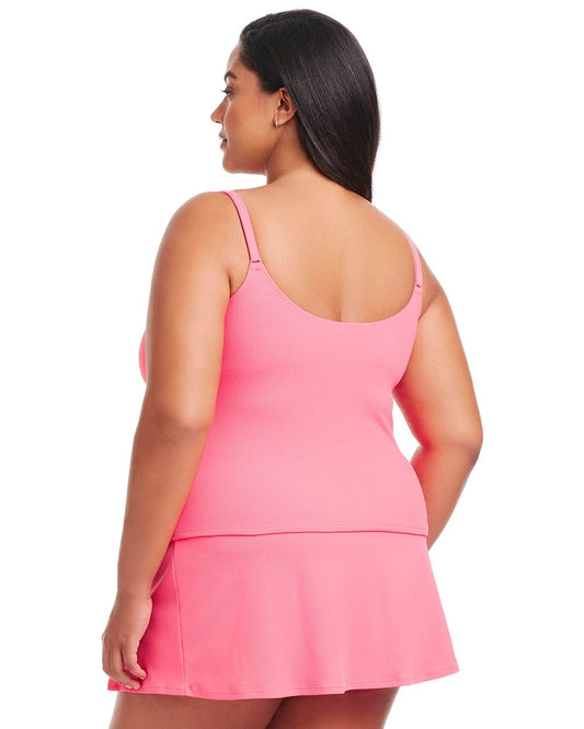 Pique Ole V-Neck Tankini - BARDOT BLUSH | Soma Women