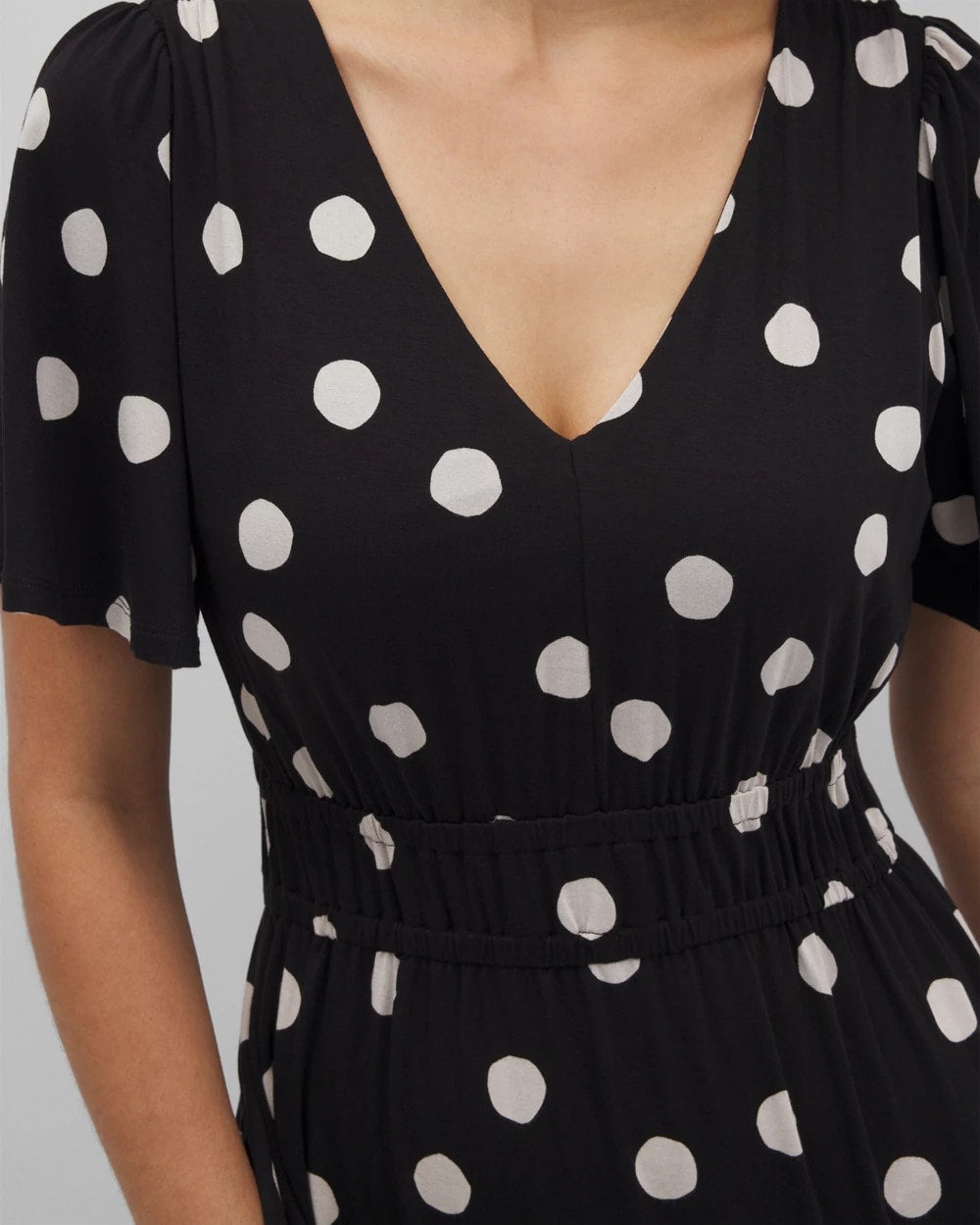 Oasis Midi Bra Dress - MOVEMENT DOT BLACK | Soma Women