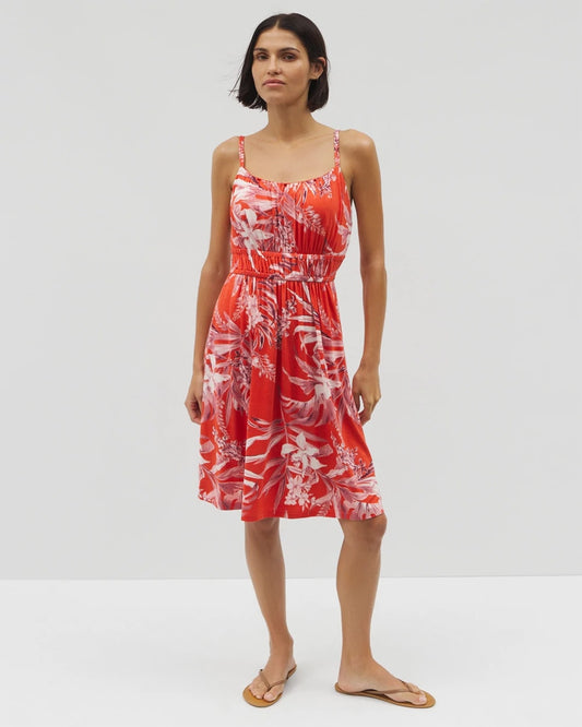 Paradiso Short Bra Dress - PALM PERFECT G GOJI BERRY | Soma Women