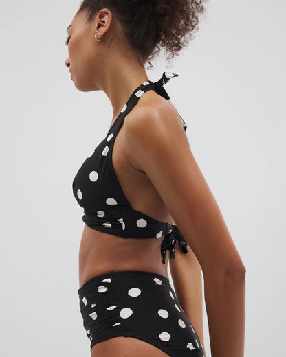 Shirred Halterkini Top - MOVEMENT DOT MINI B | Soma Women