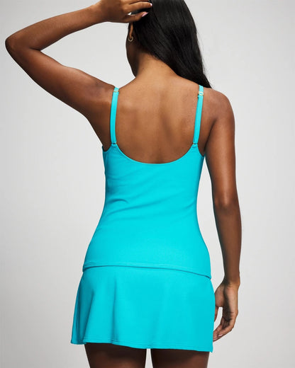 Pique Ole Skirted Swim Bottom - WATERFALL | Soma Women