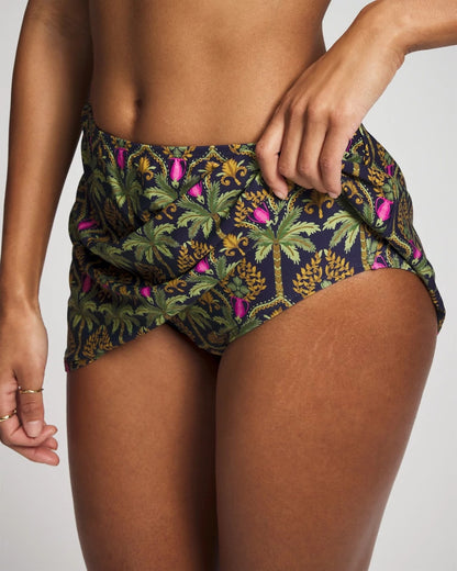 Skirt - PALMY PATTERNS NAVY | Soma Women