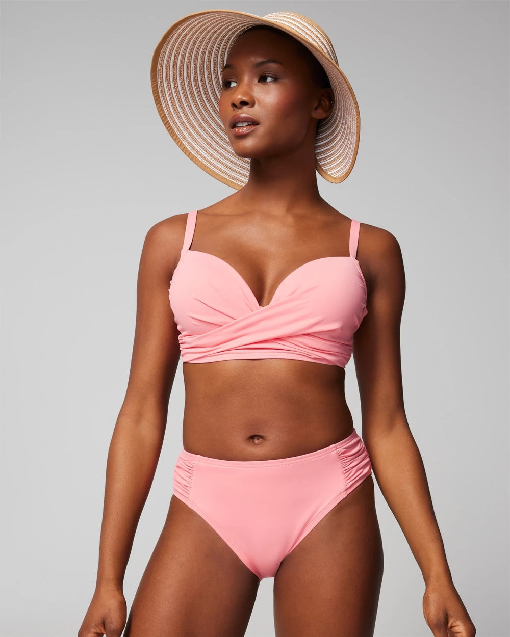Ruched Bikini Bottoms - SHELL PINK | Soma Women