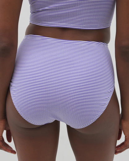 Seersucker High-Waist Bottoms - BLUE SEERSUCKER | Soma Women