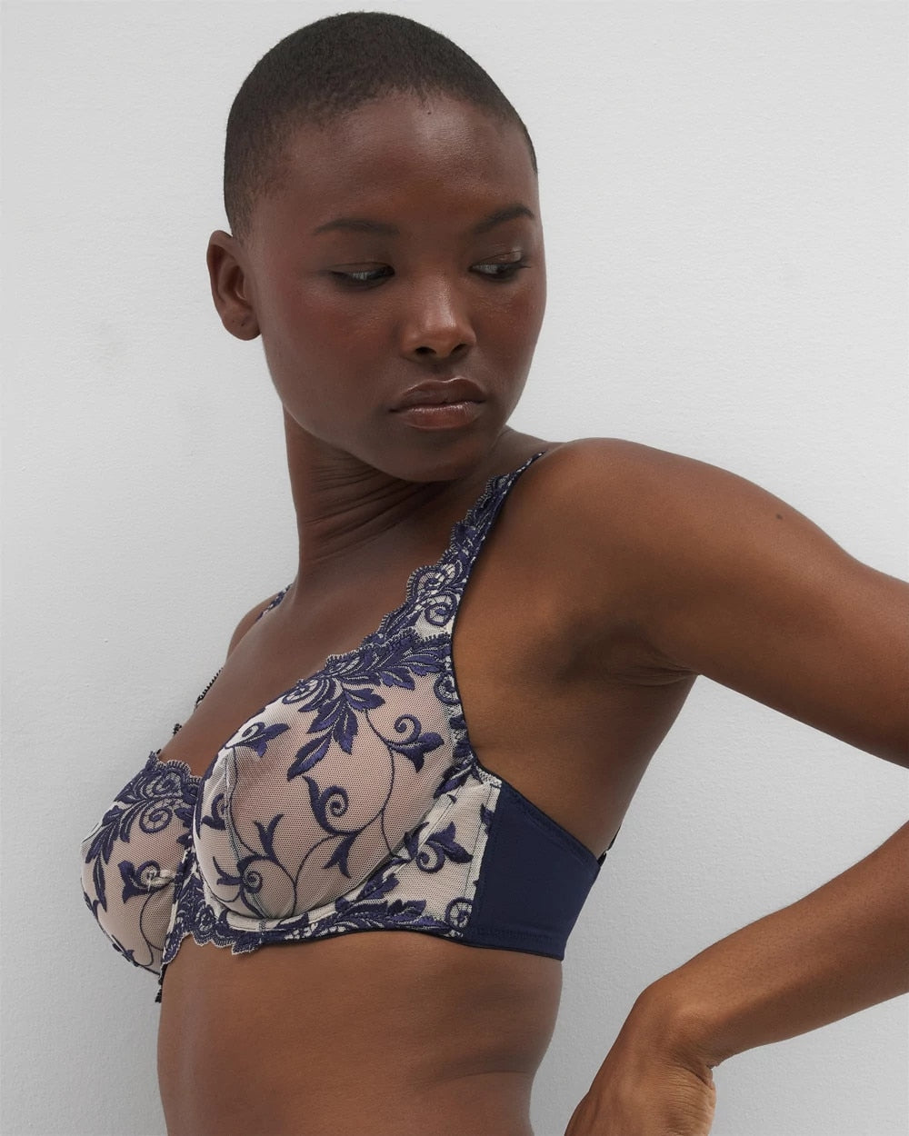 Unlined Bra - PALE SAND W NAVY | Soma Women