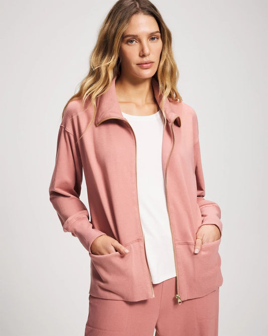 Essential Terry Jacket - CINDER ROSE | Soma Women