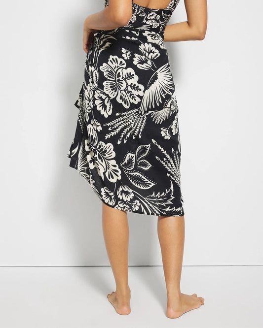 Rayon Crepe Pareo - FLY BY NIGHT MINI BLACK | Soma Women