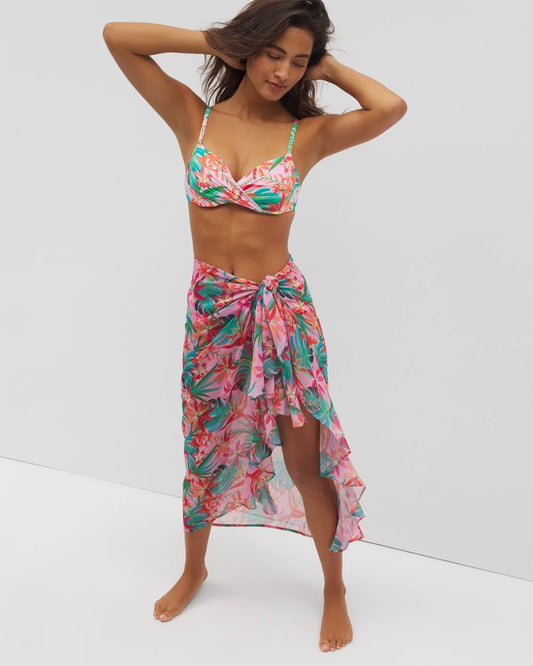Everything Under the Sun Ruffle Pareo - MULTI | Soma Women