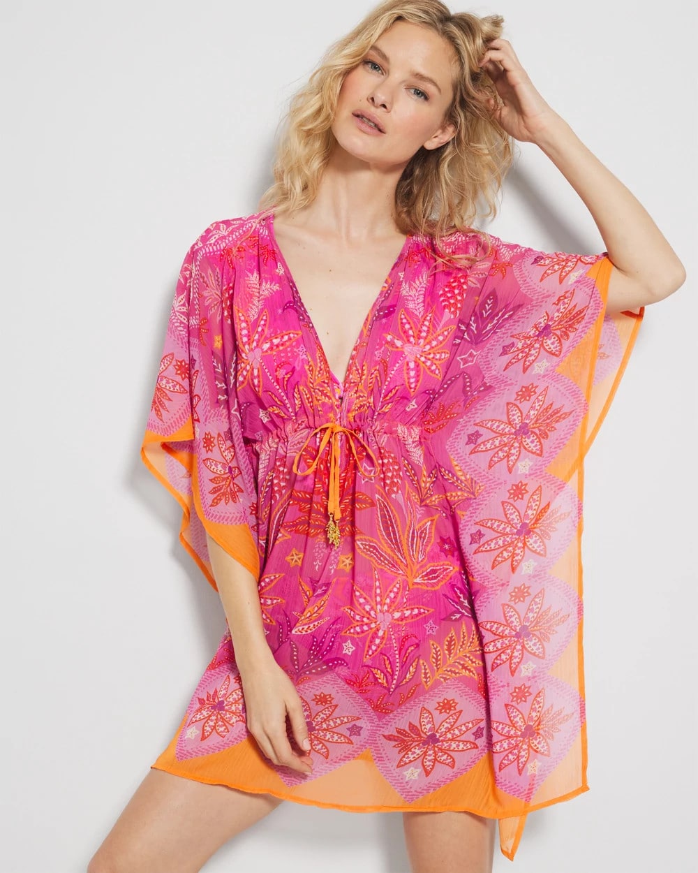 Desert Bloom Caftan - DAHLIA MULTI | Soma Women