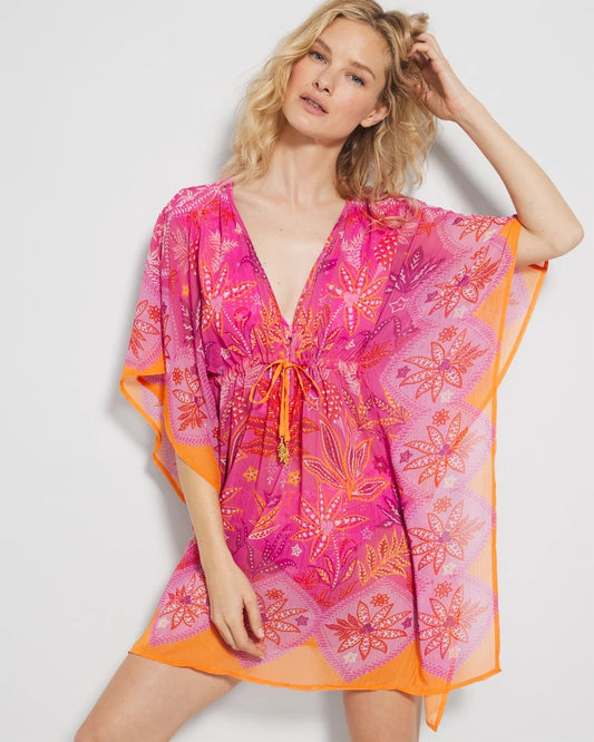 Desert Bloom Caftan - DAHLIA MULTI | Soma Women