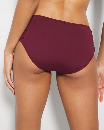 Ruched Bikini Bottoms - VELVET PLUM | Soma Women