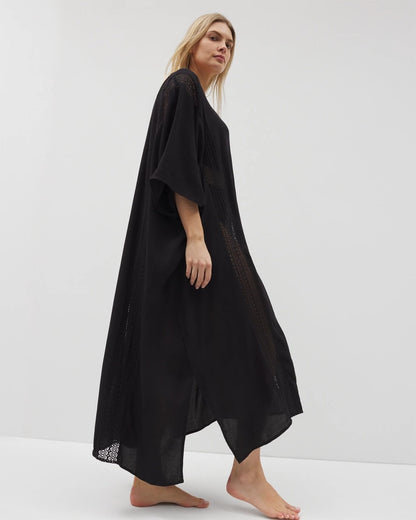 Caftan Cover-Up - BLACK | Soma Women
