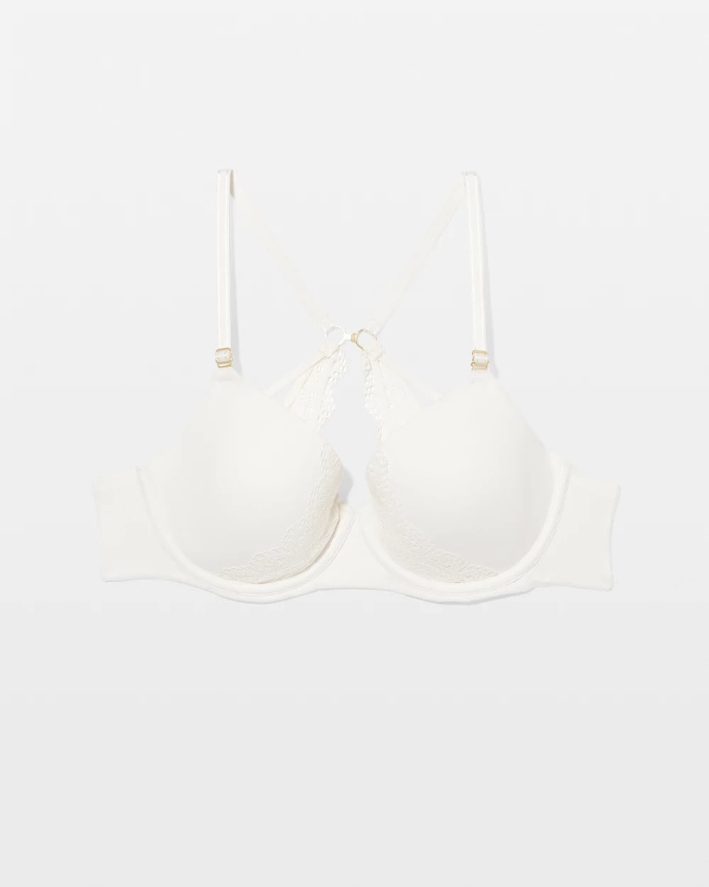 Perfect Coverage Convertible Bra with Lace back - IVORY | Soma Women