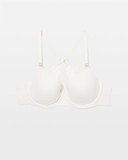 Perfect Coverage Convertible Bra with Lace back - IVORY | Soma Women