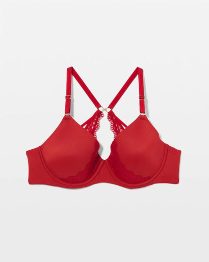 Perfect Coverage Convertible Bra with Lace back - PAINT THE TOWN RED | Soma Women